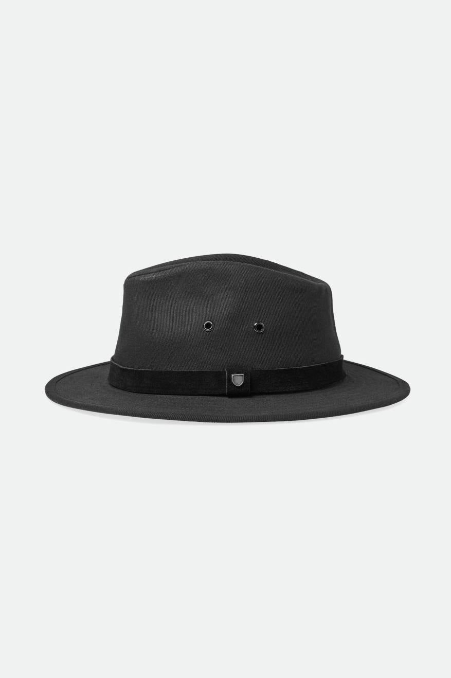 Brixton Messer Utility Adventure Fedora Fedoras Dame Sort | 2175XPJEN