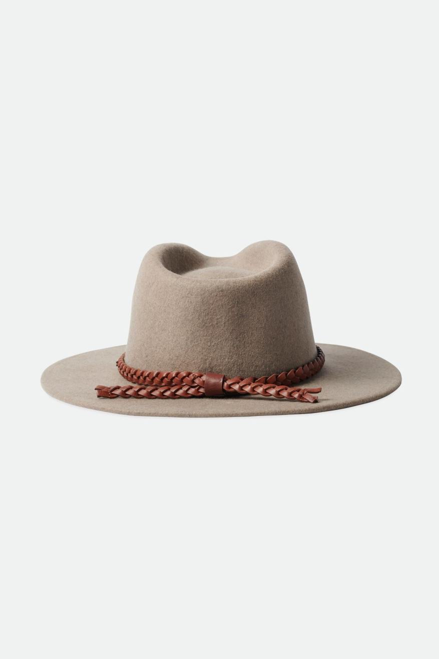 Brixton Messer Western Fedora Fedoras Dame Beige | 6012TJWID