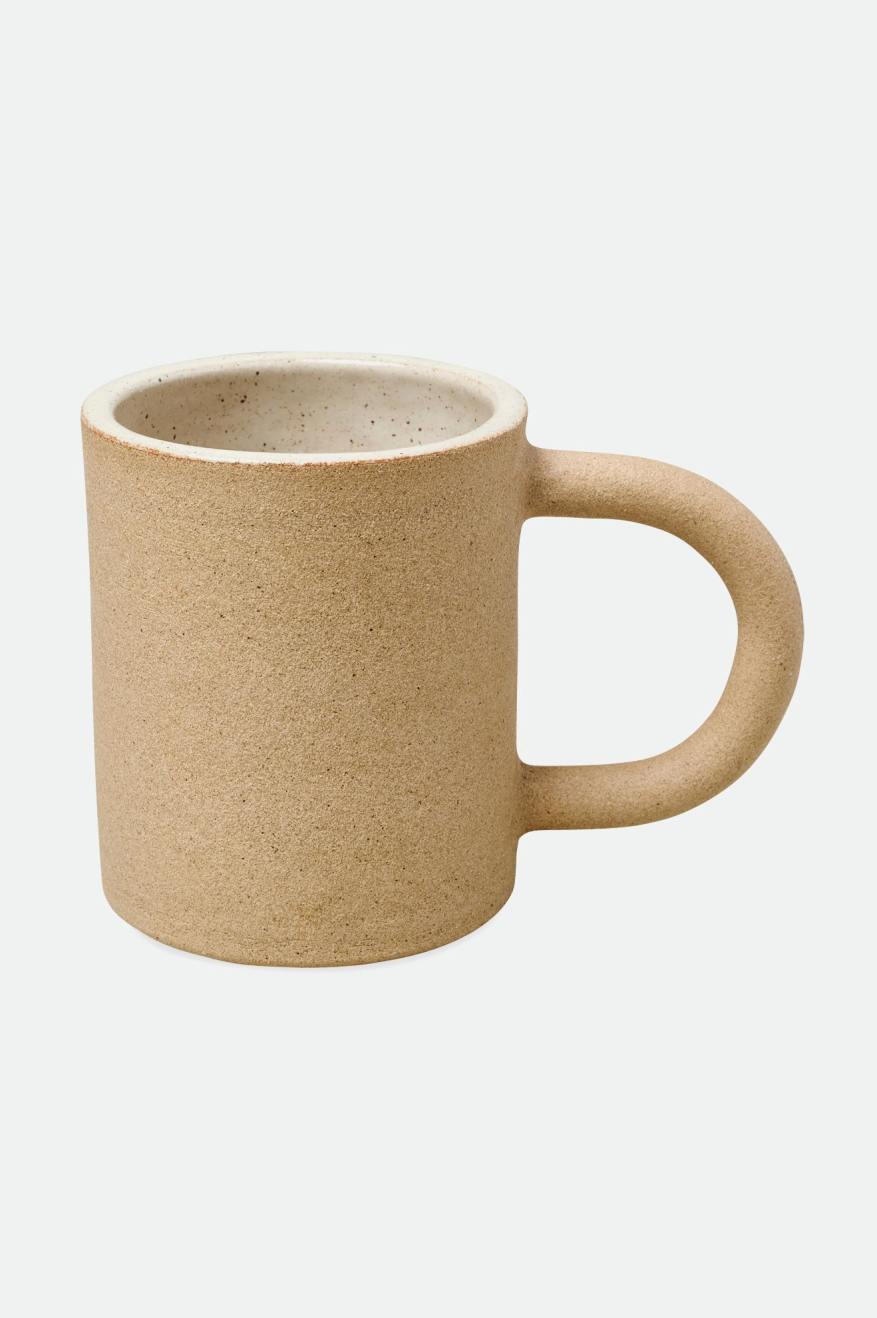 Brixton O-M Hand Crafted Keramisk Mug Accessories Unisex Beige | 5726RFKUE