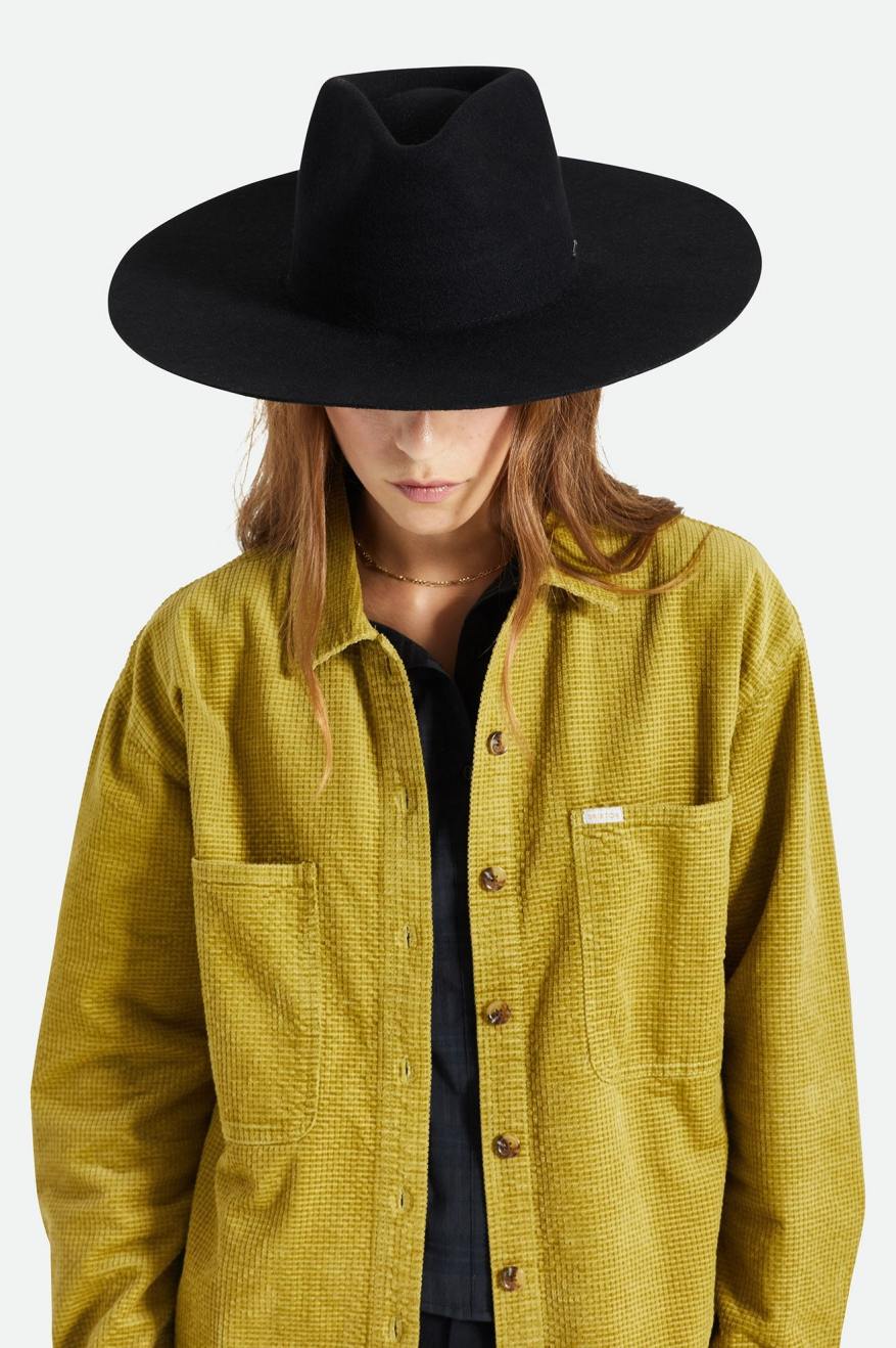 Brixton Primrose Felt Fedora Fedoras Dame Sort | 2067HEXQK