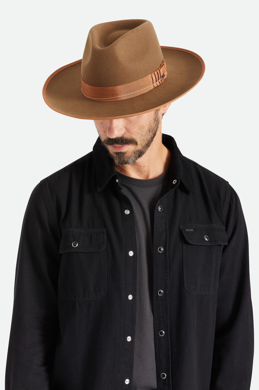 Brixton Reno Fedora Fedoras Dame Brune | 2345NDPTS