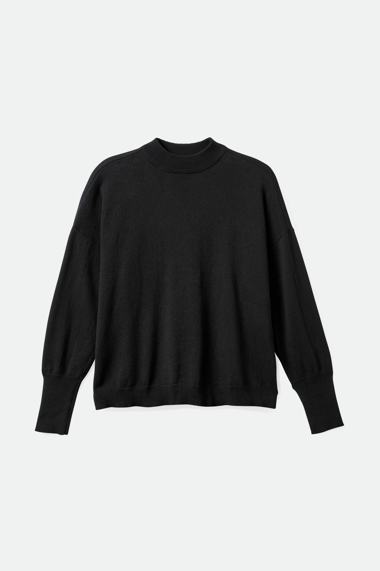 Brixton Reserve Oversized Cashmere Sweater Toppe Dame Sort | 8742ZTRKP