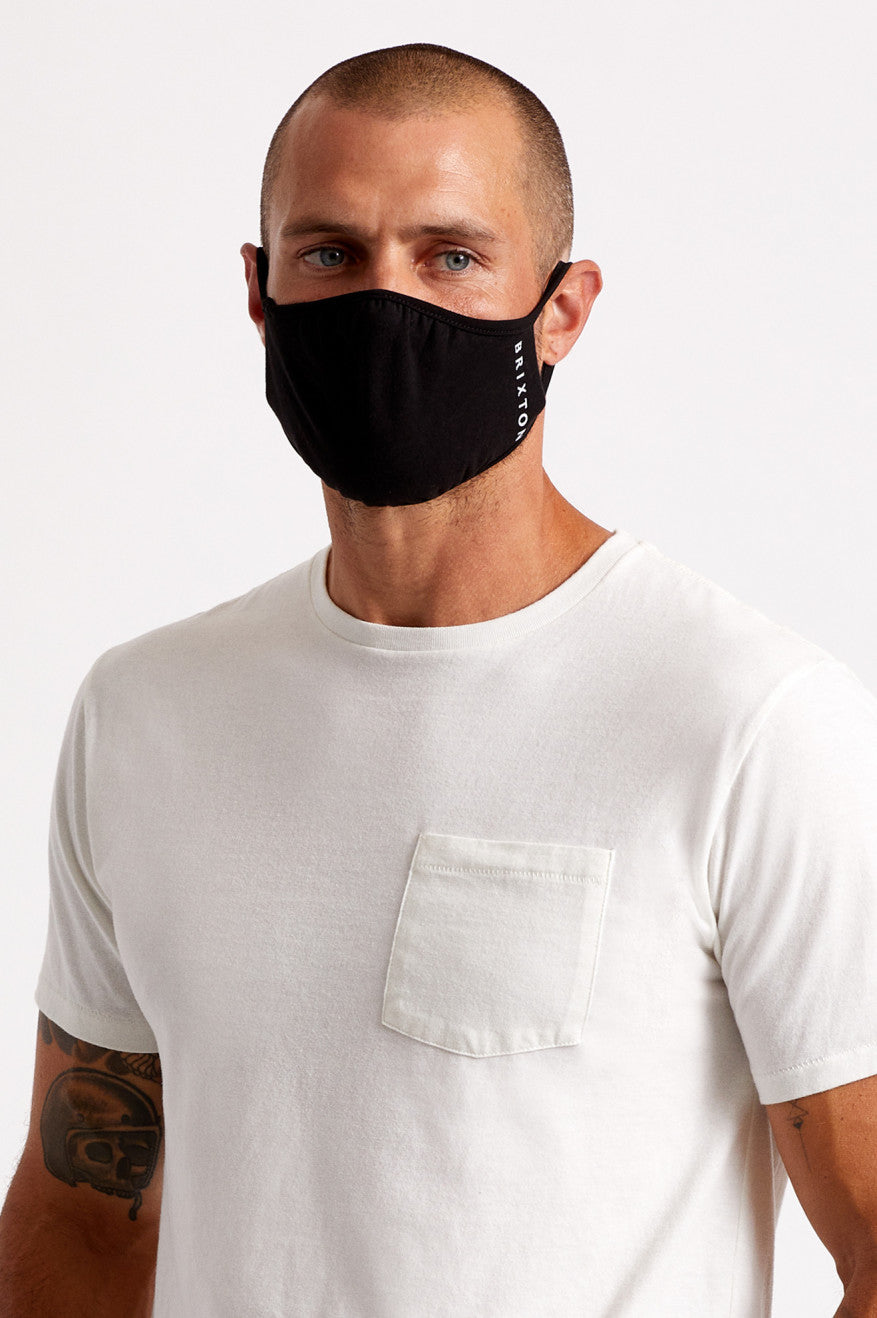 Brixton Tee Maske Unisex Sort | 5904ODUXF