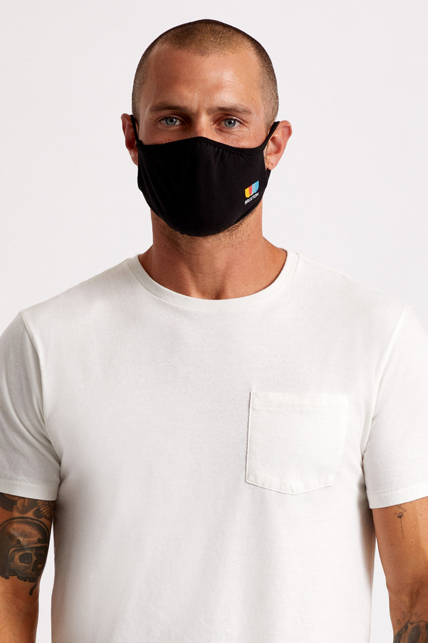 Brixton Tee Maske Unisex Sort | 9071BHGCP