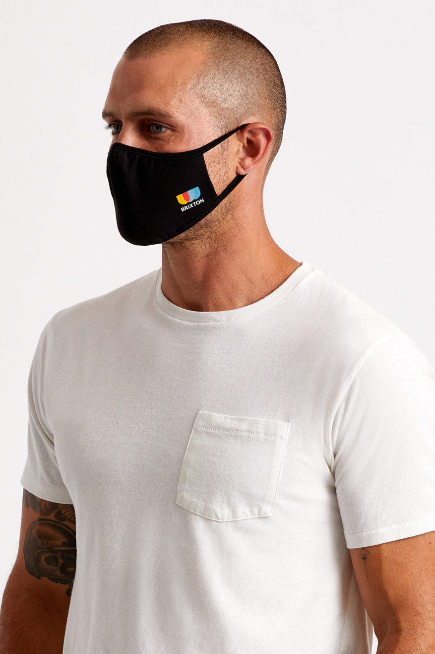 Brixton Tee Maske Unisex Sort | 9071BHGCP