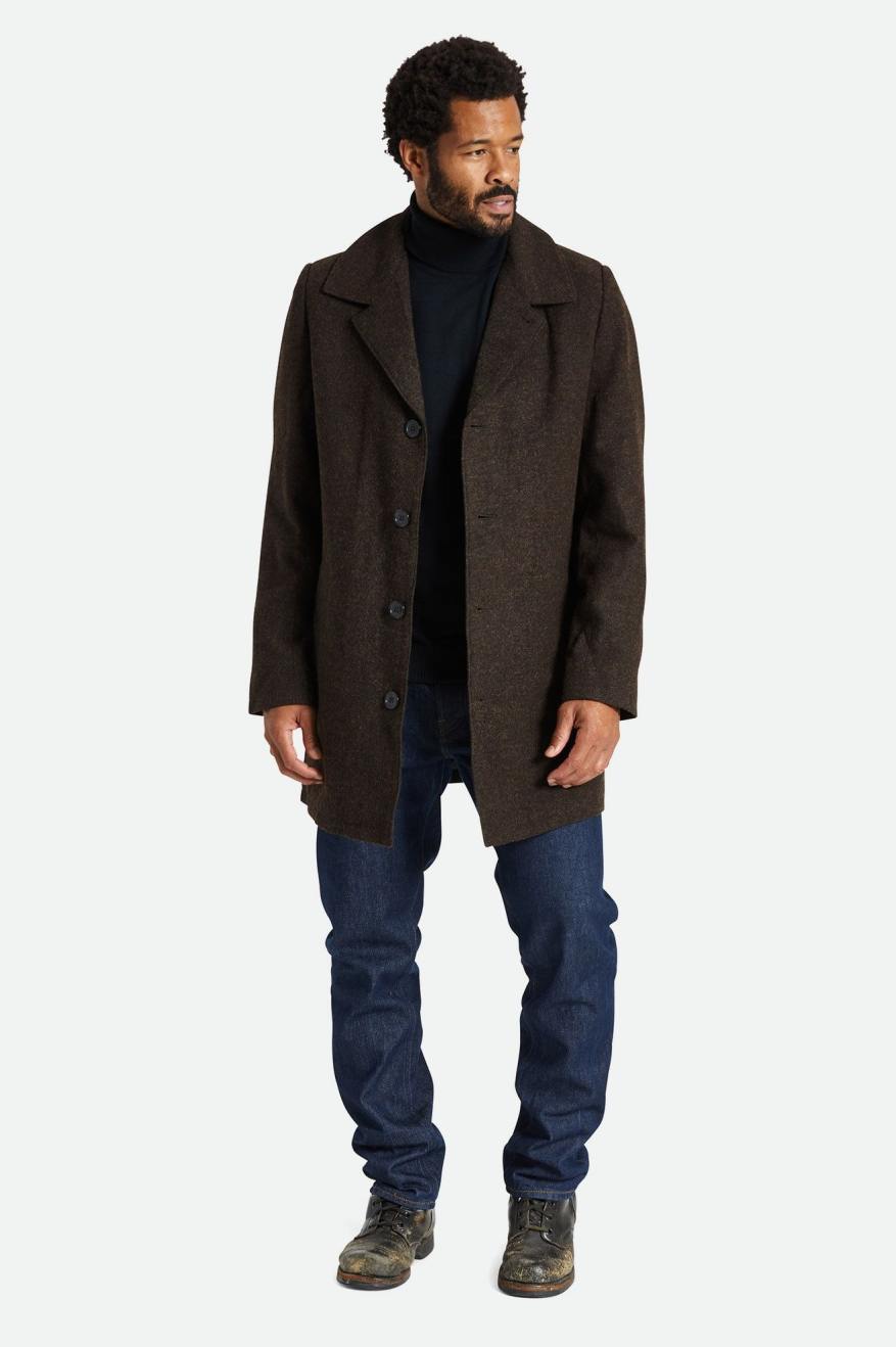 Brixton Union Trench Jakke Herre Brune | 5208ZFJSL