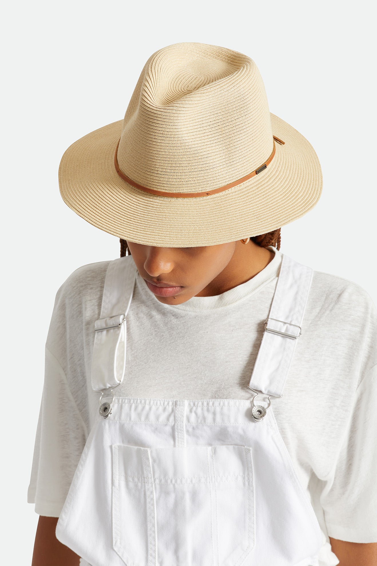 Brixton Wesley Packable Fedora Hat Herre Brune | 8562VHURL