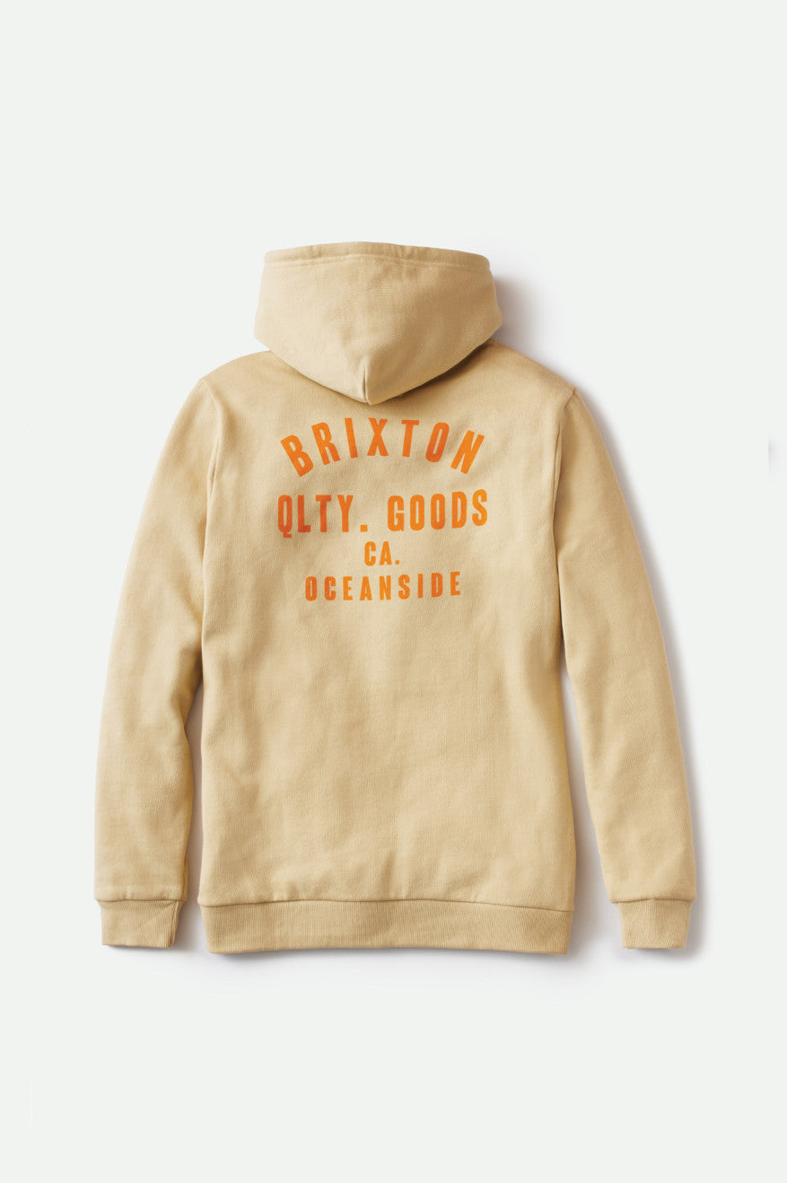 Brixton Woodburn Oceanside Fleece Hættetrøje Herre Orange | 4257KVBPU