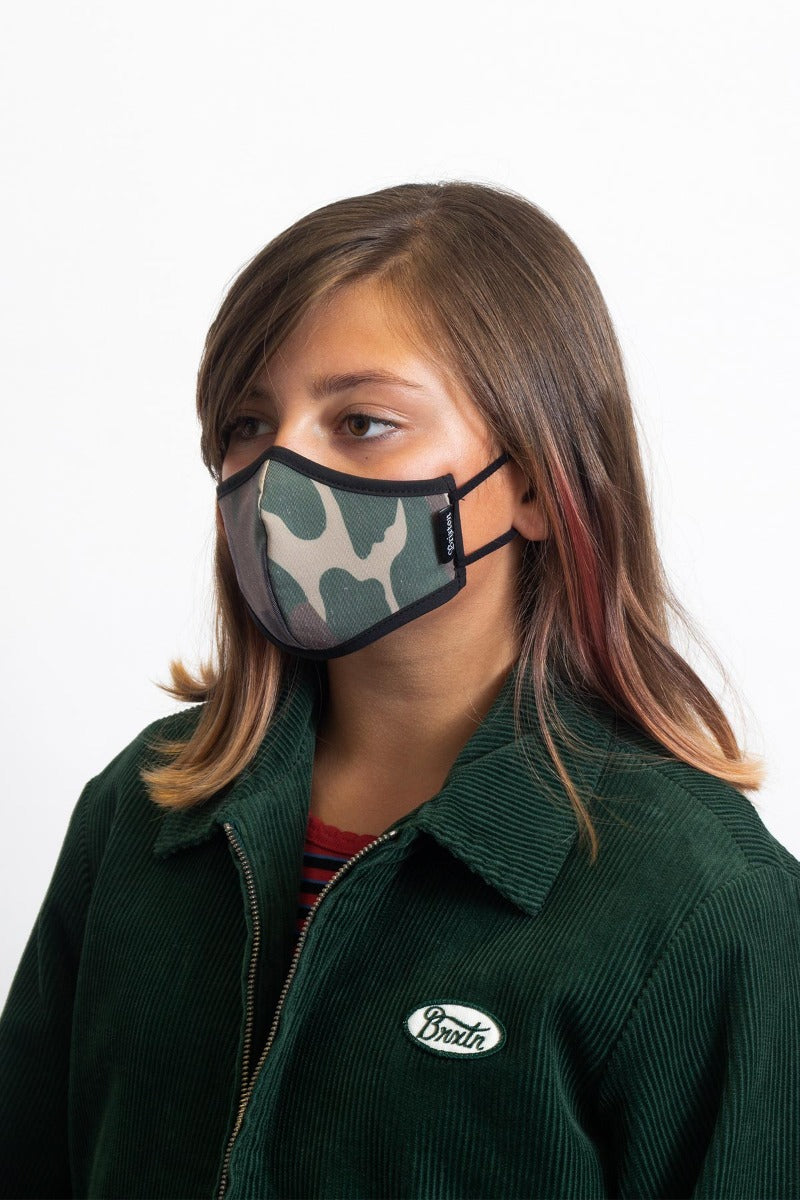 Brixton Youth Antimicrobial Maske Unisex Camo | 6982XDGYM