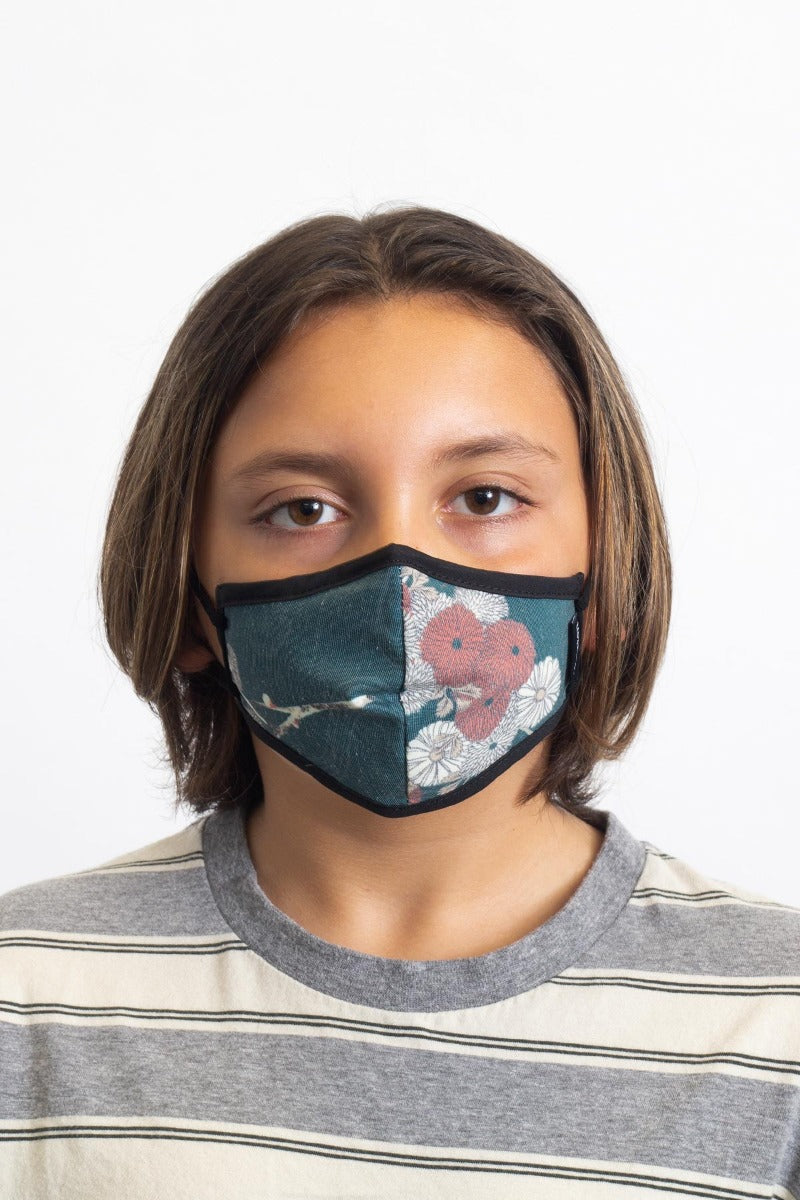 Brixton Youth Antimicrobial Maske Unisex Grøn | 8654ORNLI