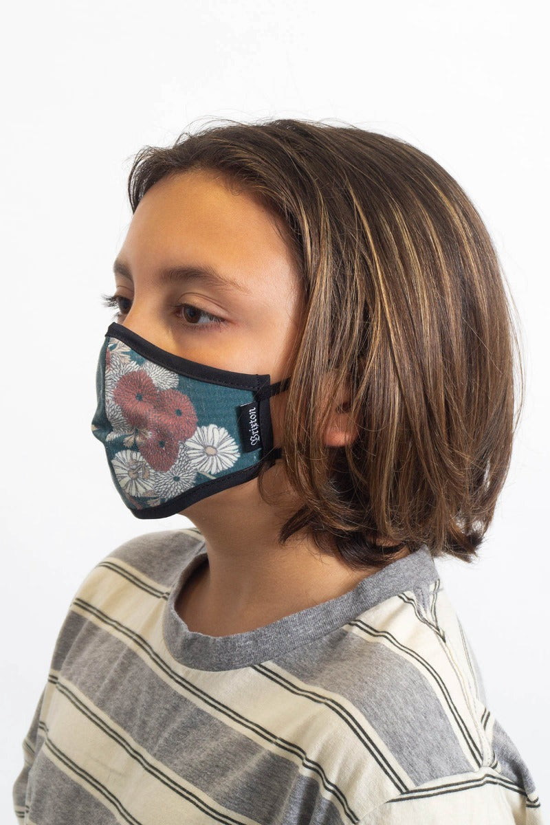 Brixton Youth Antimicrobial Maske Unisex Grøn | 8654ORNLI