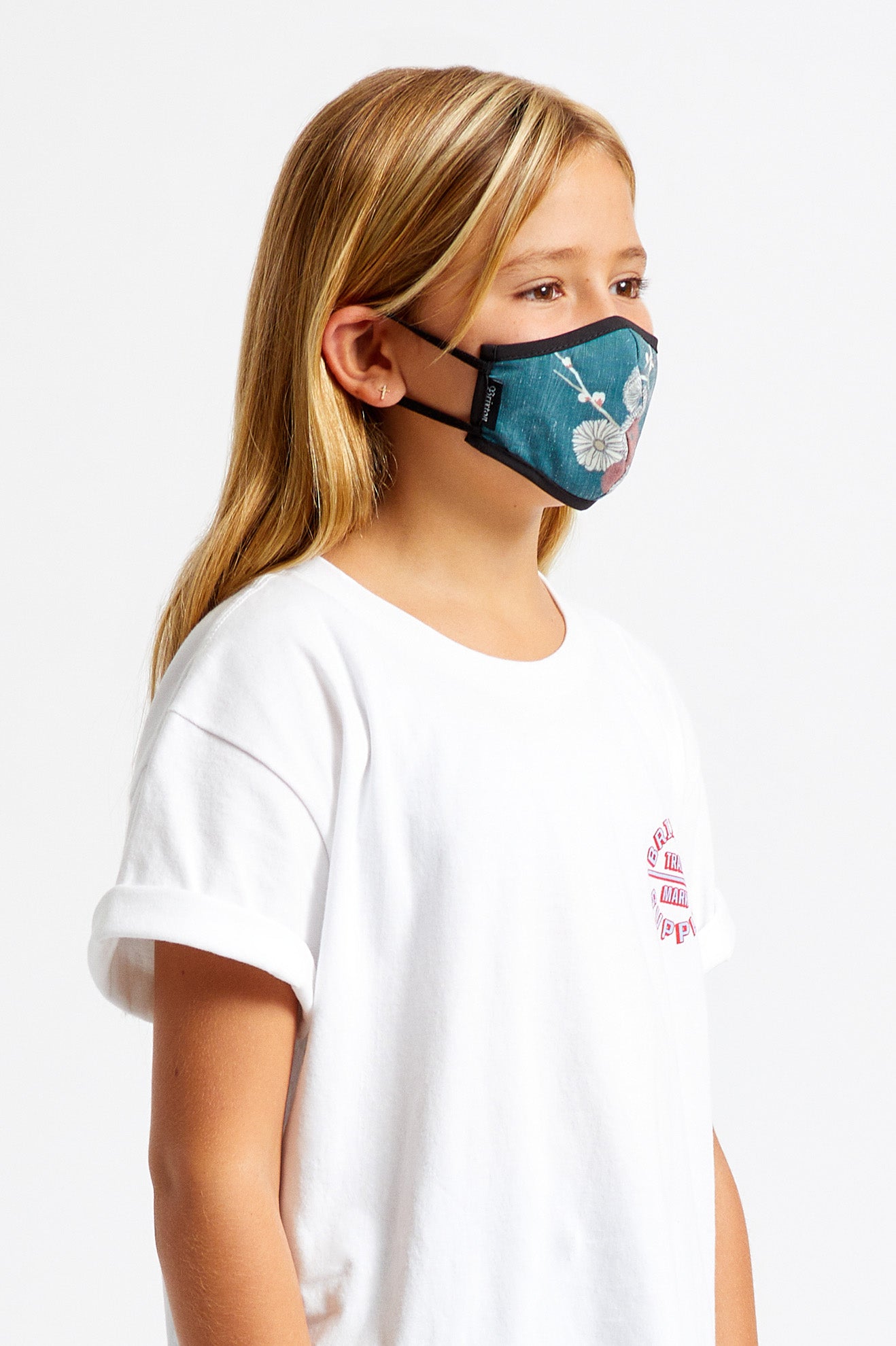 Brixton Youth Antimicrobial Maske Unisex Grøn | 8654ORNLI