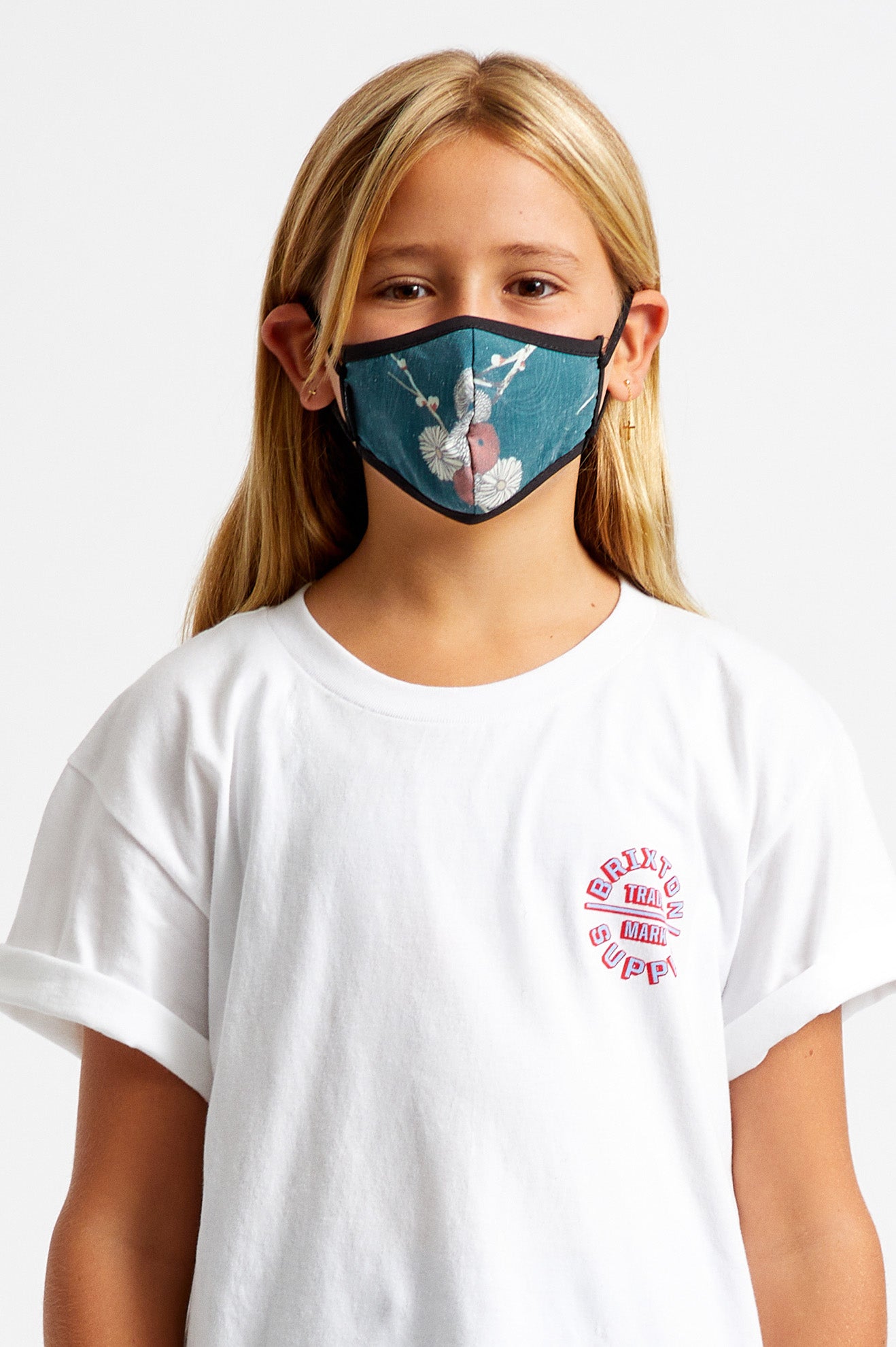 Brixton Youth Antimicrobial Maske Unisex Grøn | 8654ORNLI